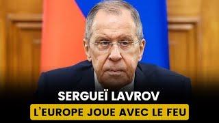 LAVROV MET EN GARDE : L'ENVOI DE FORCES EUROPÉENNES EN UKRAINE DÉCLENCHERA UN CONFLIT DIRECT