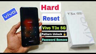 Hard Reset Vivo T3x 5g | Vivo T3x 5g Pattern Lock Remove Without Pc | All Type Screen Lock Remove |