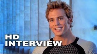 The Hunger Games: Catching Fire: Sam Claflin "Finnick Odair" On Set Interview | ScreenSlam