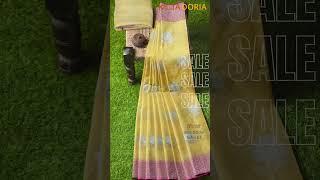 Kota Doria Cotton-Silk Silver | kotadoria saree #reels #shorts #viralshorts  #kotadoria