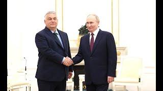 Vladimir Putin and Viktor Orban Press Statements in Moscow - July 2024