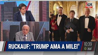  LAS PALABRAS DE DONALD TRUMP HACIA JAVIER MILEI: "TU TRABAJO EN ARGENTINA ES INCREÍBLE"