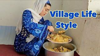 Afghan Village Life Style- Cooking Delicious Local Food - Kebab