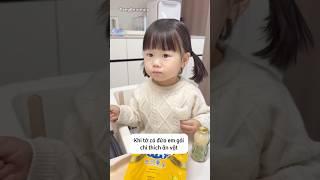 Khi tớ có đứa em gái chỉ thích đồ ăn vặt #shorts