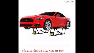 Cầu nâng cắt kéo di động, di chuyển dễ dàng tải nâng 2800kg Asda Usa