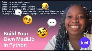 Build Your Own MadLib In Python