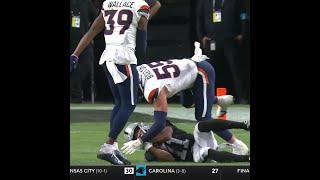 Tre Tucker catches for a 28-yard Gain vs. Denver Broncos