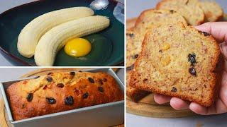 How to make moist Banana Raisin Cake | Easy Banana Cake Recipe