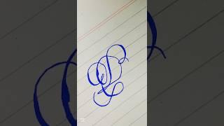 How to write D in Copperplate letter | Cursive Writing practice #shorts #englishwriting #handwriting