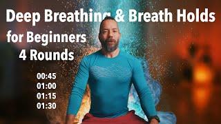 Guided Cyclic Deep Breathing: 4 Rounds For Beginners