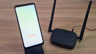 How to set up Tenda 4G router using phone