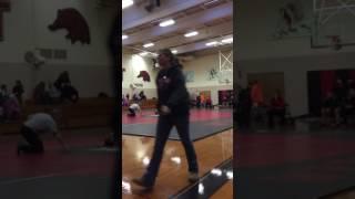 Matt JH wrestling Pin