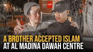 A brother accepted Islam at Al Madina dawah centre