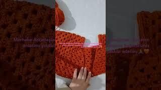 ÇOK GÖSTERİŞLİ YAKADAN BAŞLAMALI YETİŞKİNLER İÇİN KOLAY HIRKA #elemegim#crochet #keşfetbeniöneçıkar