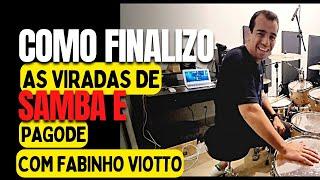 Viradas de Samba e Pagode na bateria, como finalizo?