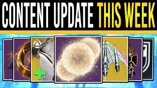 Destiny 2: CONTENT UPDATES THIS WEEK! New PATCH, Silver Warning, Loot Fixes, New Bugs, Free Dust