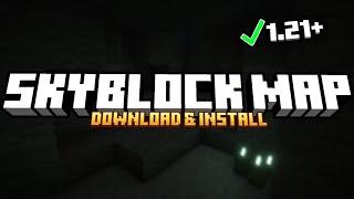 How To Install Skyblock Map in Minecraft 1.21.1 (2024)