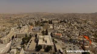 DB4K 010 - 4K aerial view of the Church of Nativity in Bethlehem