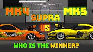 Pixel Car Racer - Paul walker Toyota Supra MK4 vs Supra MK5
