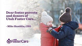 Mike Hamblin, CEO of Utah Foster Care Thanks Foster Parents and Donors