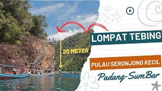 LOMPAT TEBING DI PULAU SIRONJONG KECIL SUMATERA BARAT WISATA MANDEH