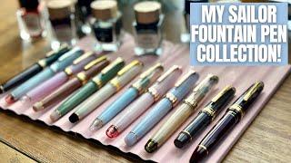 My Sailor Fountain Pen Collection, Hachimonjiya Exclusive Pro Gears, 1911, &  Realo