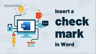 Add a check mark or tick symbol in Microsoft Word