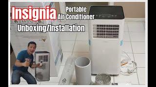 Insignia Portable Air Conditioner  NS-AC10PWH5-C 10000 BTU  Unboxing/Installation/Review