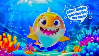 Baby Shark Rhyme Song | Popular Nursery Rhyme & Lyrics for Kids | Educational Kids Songs