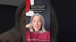 How dare you!! #beautyindustry #greyhairdontcare #greyhair #silversisters #keepthegrey