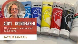 Farben-Basics: Warme und kalte Grundfarben und was beim Mischen passiert