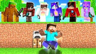 Minecraft: HEROBRINE vs 5 YOUTUBERS Minecraft Manhunt PERO SOY HEROBRINE