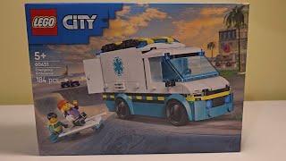 Lego set 60451 Emergency ambulance build price 19.99€