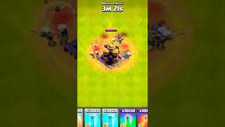 Max level crusher️ vs Skeleton spell attack || clash of clans || Bobbie clash