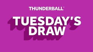 The National Lottery Thunderball draw results from Tuesday 03 September 2024