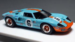 1/64 Ford GT40 #6 1969 Le Mans winner by M64X resin car review GT 40 lemans MY64