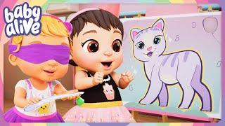 The Babies Birthday Party Fun And Games   BRAND NEW Baby Alive Season 4 |