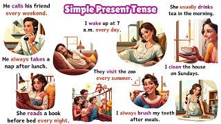 Present Simple Made EASY for A1 Learner | English Course For Beginners |