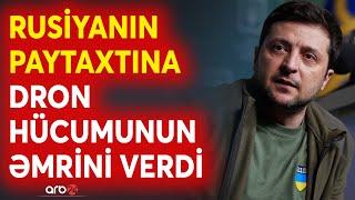 TƏCİLİ! Moskva ətrafında dron savaşları: Rusiyanın şəhərlərinə zərbələr endirildi