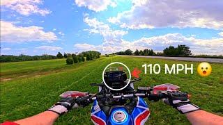 Africa Twin 1100 Offroad Top Speed Pov Pure Sound Akrapovic Exhaust.