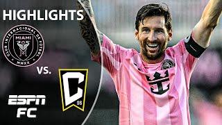 MESSI BREAKS INTER MIAMI GOAL RECORD  Inter Miami vs. Columbus Crew | MLS Highlights | ESPN FC