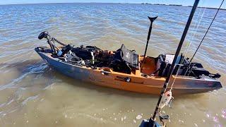 Churchill Bayou loaded with redfish: Kayak wade fishing fail