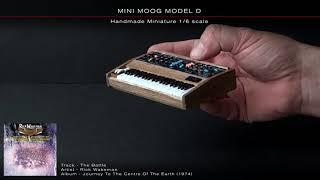 MOOG MINIMOOG MODEL D - Handmade Miniature 1/6 scale.