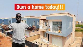 Affordable Homes you can buy-2 Bedroom semidetached homes for Sale-Building in Ghana 