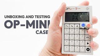 OP-1 on a POCKET OPERATOR? OP-MINI case (Unboxing)