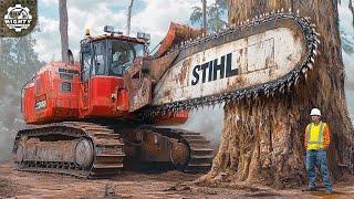 Extreme Dangerous Log Crushers And Heavy Duty Farming Equipment Machines!