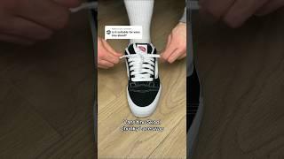 How to lace your Vans Knu Skool(Best Way)  #lace #vans