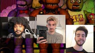 FNAF 1 with Voices (with YouTubers
