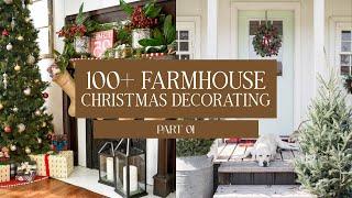 100+ Farmhouse Christmas Decorating Ideas (Part 01)