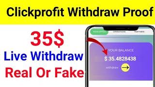 Clickprofit Payment Proof | Clickprofit Real Or Fake | How To Earn Money From Clickprofit